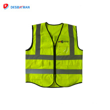 Custon trafic haute visibilité réfléchissant à capuche en molleton de sécurité pour les vêtements de travail avec poche
